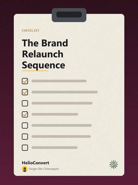 The Brand Relaunch Sequence