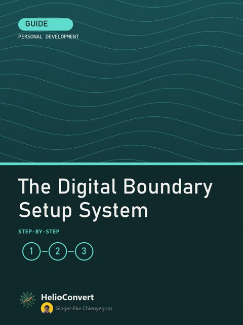 The Digital Boundary Setup System