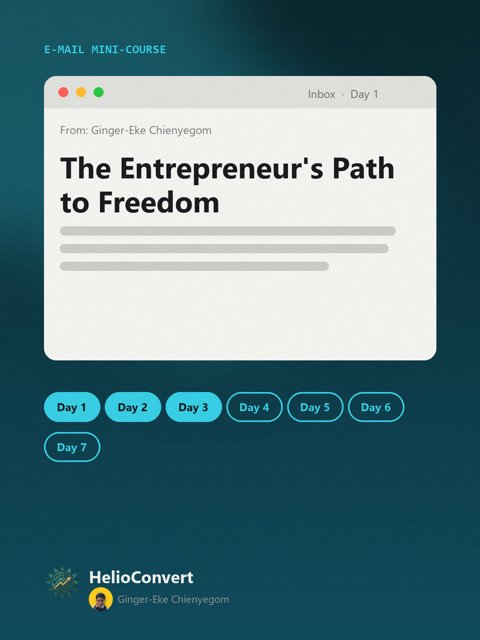 The Entrepreneur's Path to Freedom