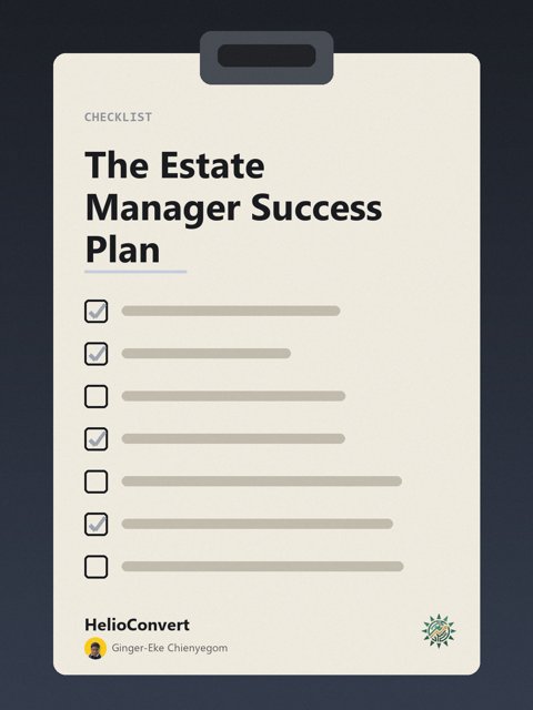 The Estate Manager Success Plan