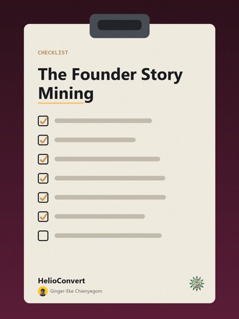 The Founder Story Mining