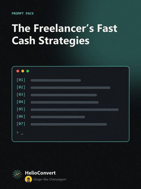 The Freelancer’s Fast Cash Strategies