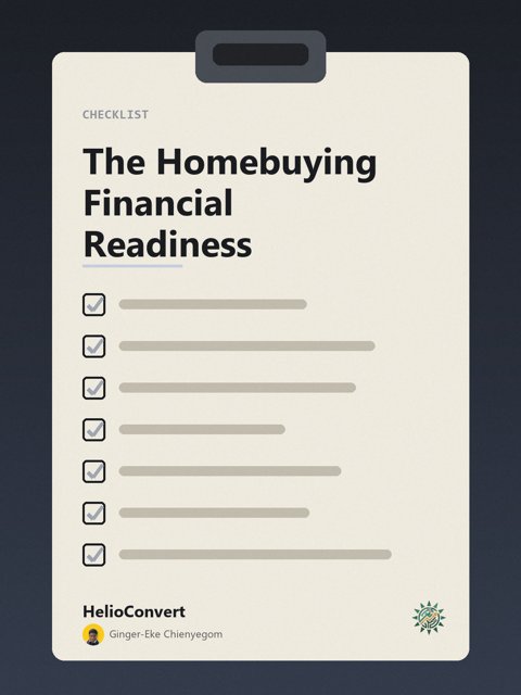 The Homebuying Financial Readiness