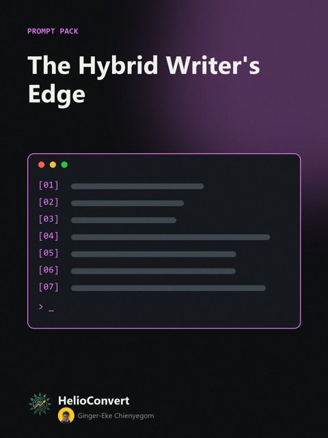 The Hybrid Writer's Edge