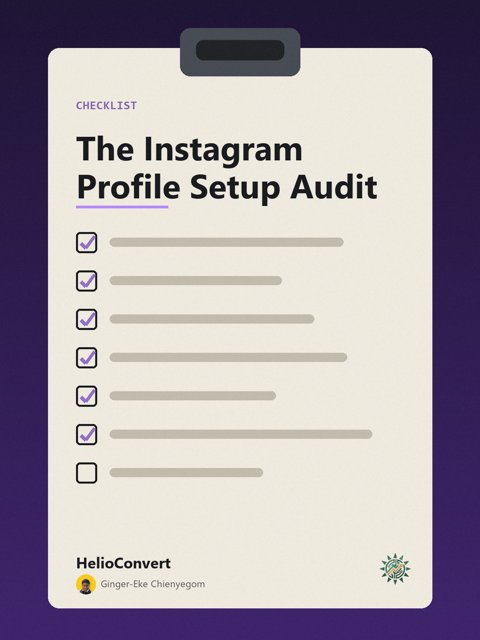 The Instagram Profile Setup Audit