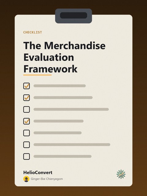The Merchandise Evaluation Framework