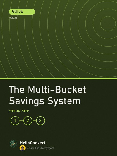 The Multi-Bucket Savings System