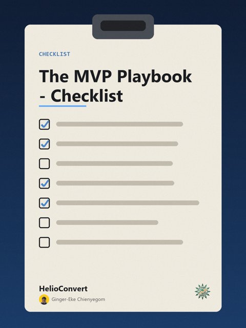 The MVP Playbook - Checklist