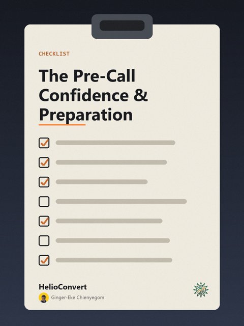 The Pre-Call Confidence & Preparation