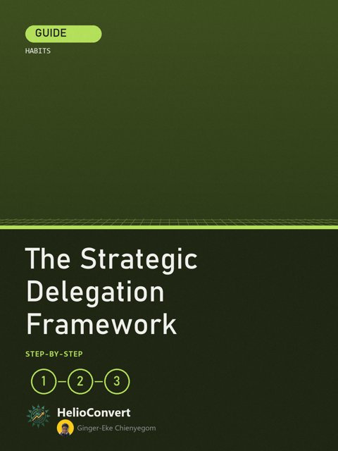 The Strategic Delegation Framework