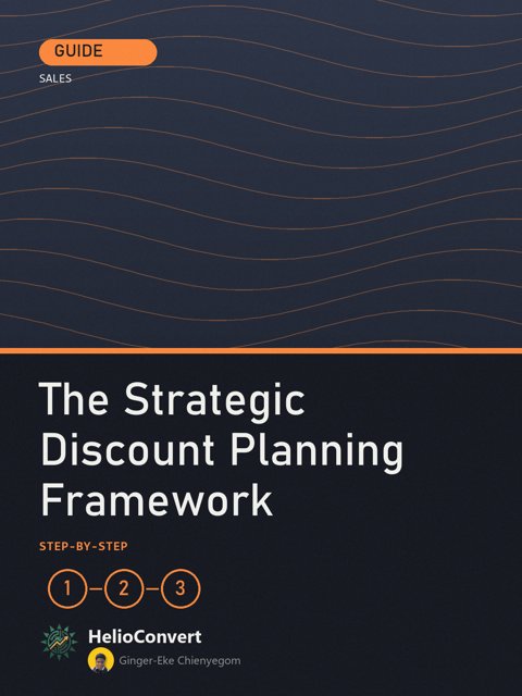 The Strategic Discount Planning Framework