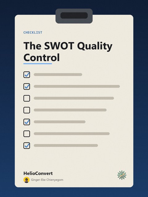 The SWOT Quality Control