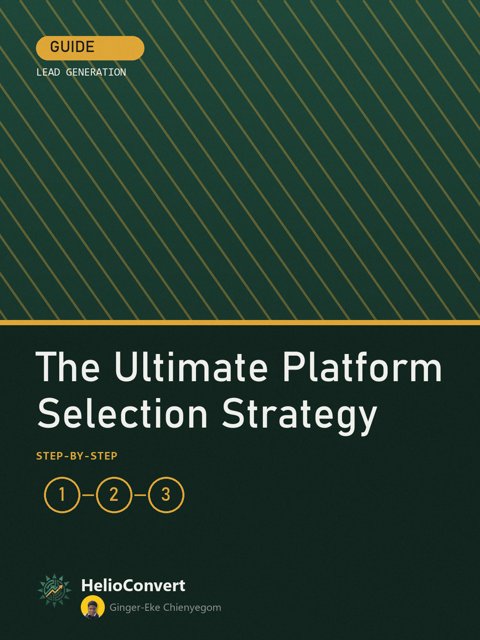 The Ultimate Platform Selection Strategy