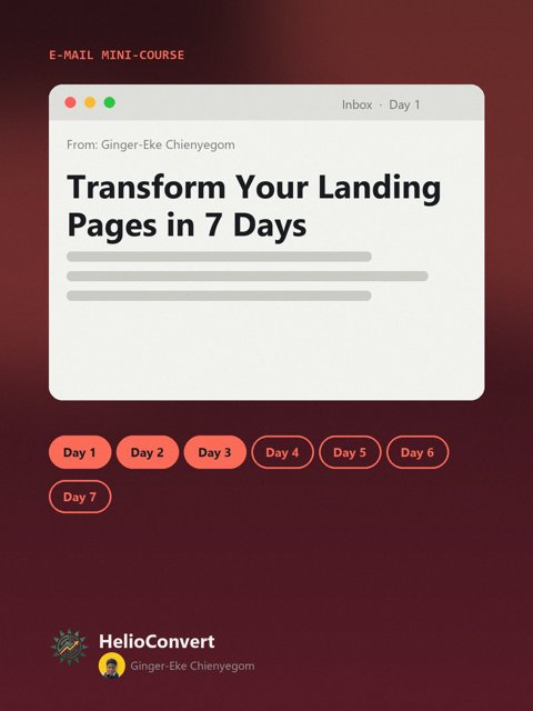 Transform Your Landing Pages in 7 Days