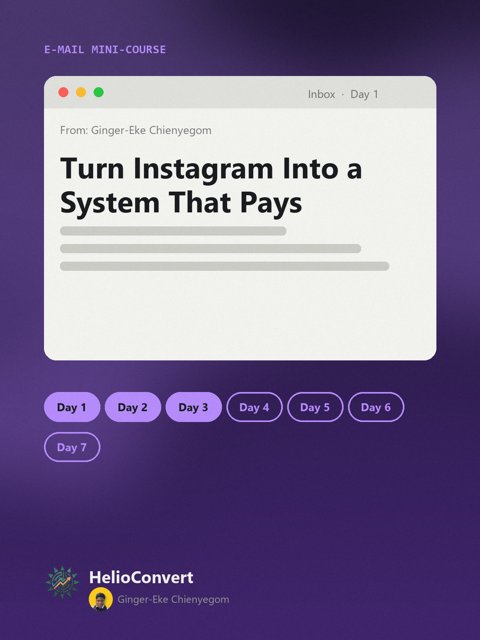 Turn Instagram Into a System That Pays