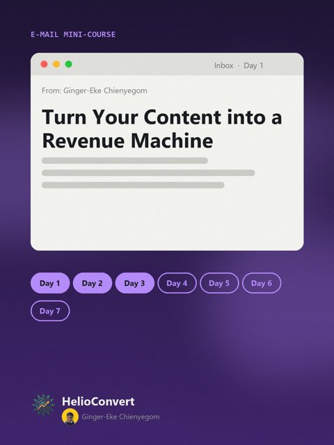 Turn Your Content into a Revenue Machine