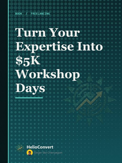 Turn Your Expertise Into $5K Workshop Days