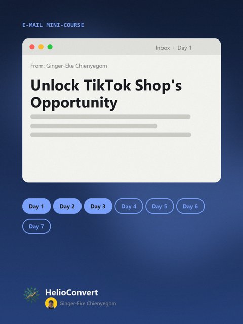 Unlock TikTok Shop's Opportunity