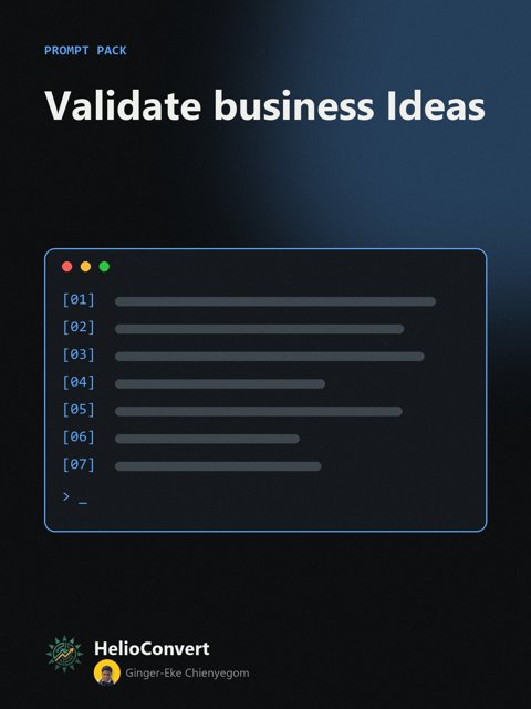 Validate business Ideas