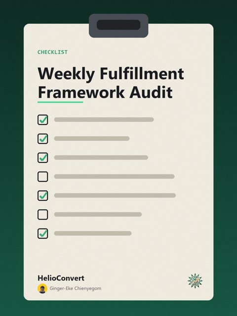 Weekly Fulfillment Framework Audit