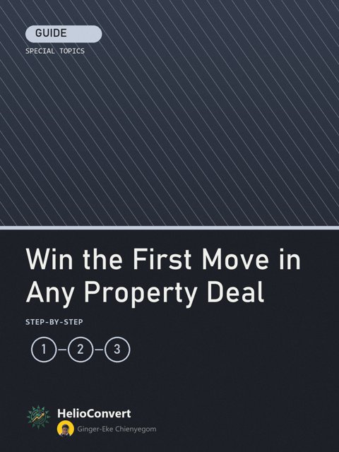 Win the First Move in Any Property Deal
