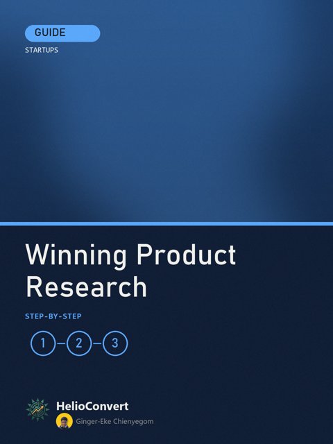 Winning Product Research