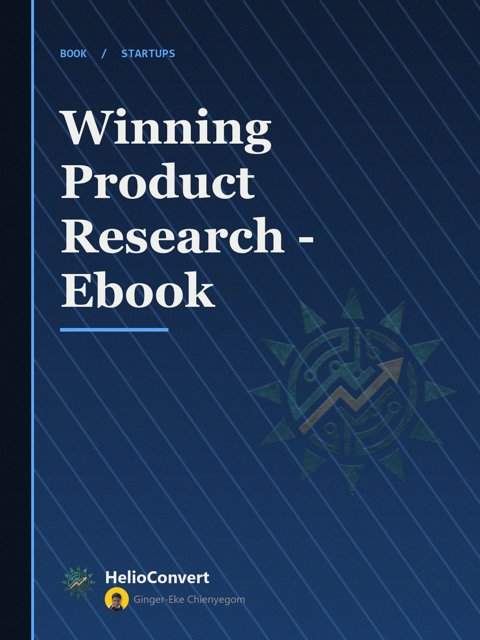 Winning Product Research - Ebook