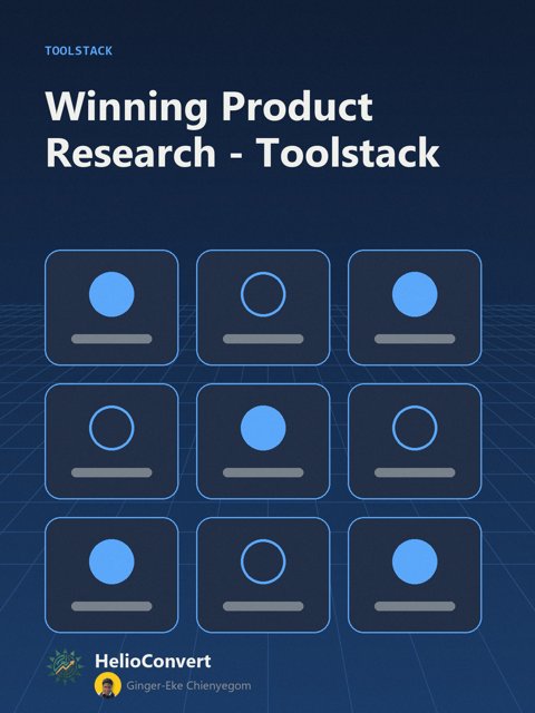 Winning Product Research - Toolstack