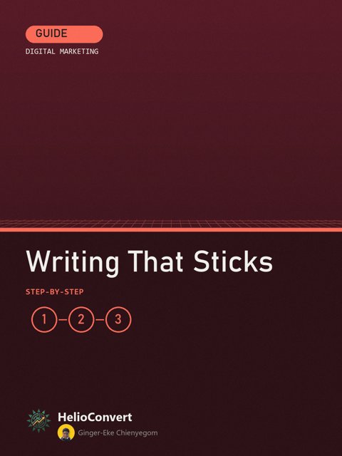 Writing That Sticks: Guide cover