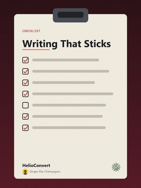 Writing That Sticks