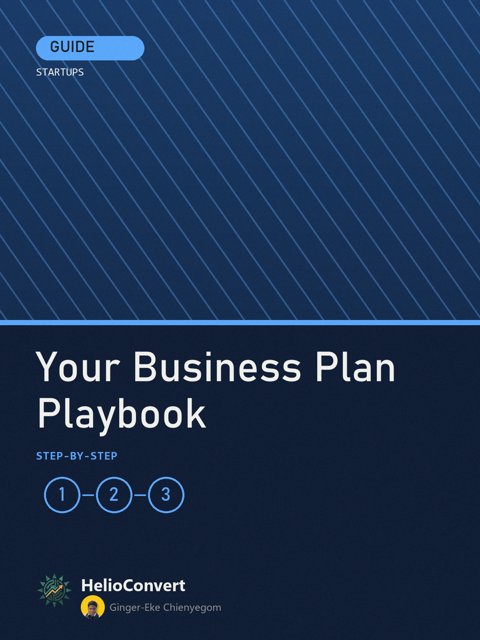 Your Business Plan Playbook