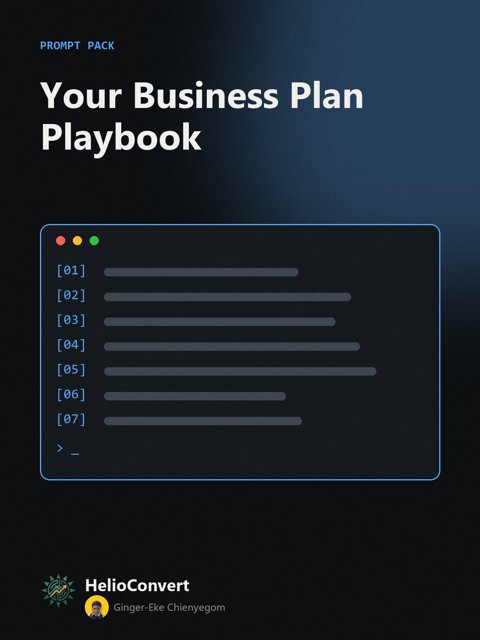 Your Business Plan Playbook