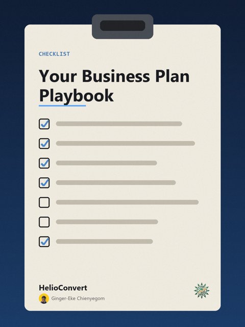 Your Business Plan Playbook