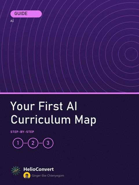 Your First AI Curriculum Map