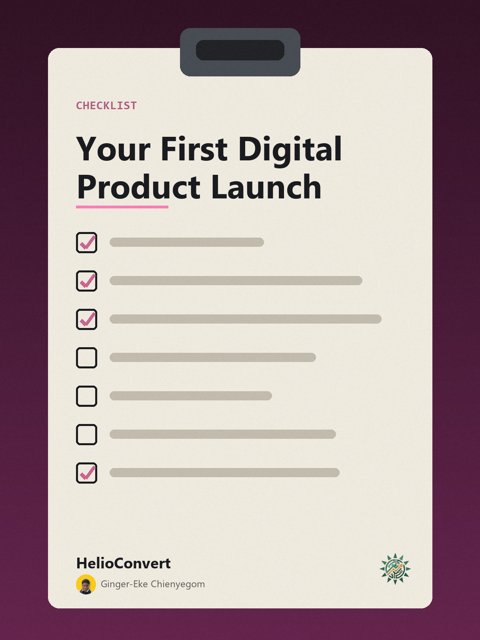 Your First Digital Product Launch